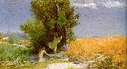 Arnold Bocklin Nymphs Bathing Sweden oil painting reproduction